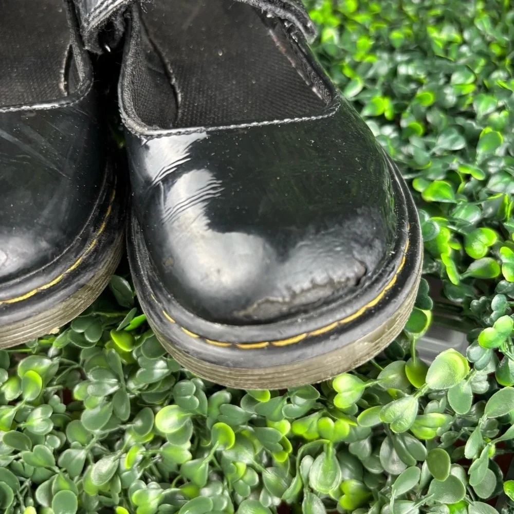 Dr.MARTENS MACCY MARY JANE Black Kids Dress Shoes SIZE 1 girl
